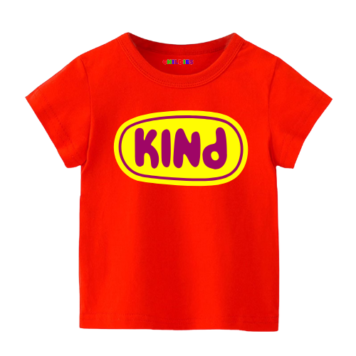 Kind - Kids Short Sleeve Cotton T-Shirt - Childies.com - Image 2