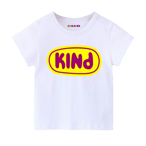Kind - Kids Short Sleeve Cotton T-Shirt - Childies.com - Image 4