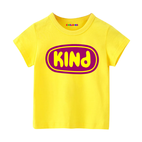 Kind - Kids Short Sleeve Cotton T-Shirt - Childies.com - Image 8