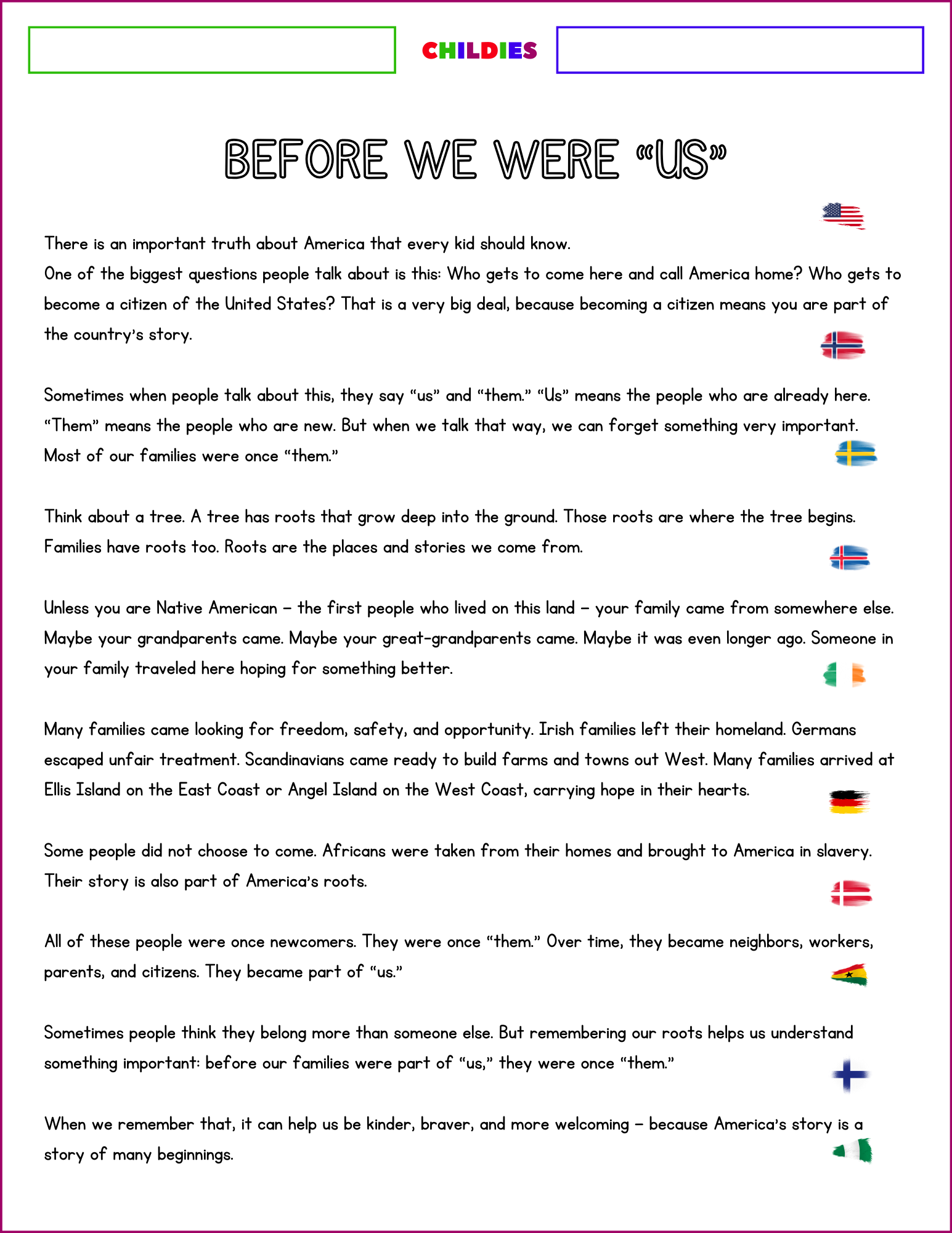 Before We Were "US" - Childies Academy® - Image 2