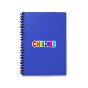 Notebook — Bold Rainbow "CHILDIES" Spiral Journal (Ruled)