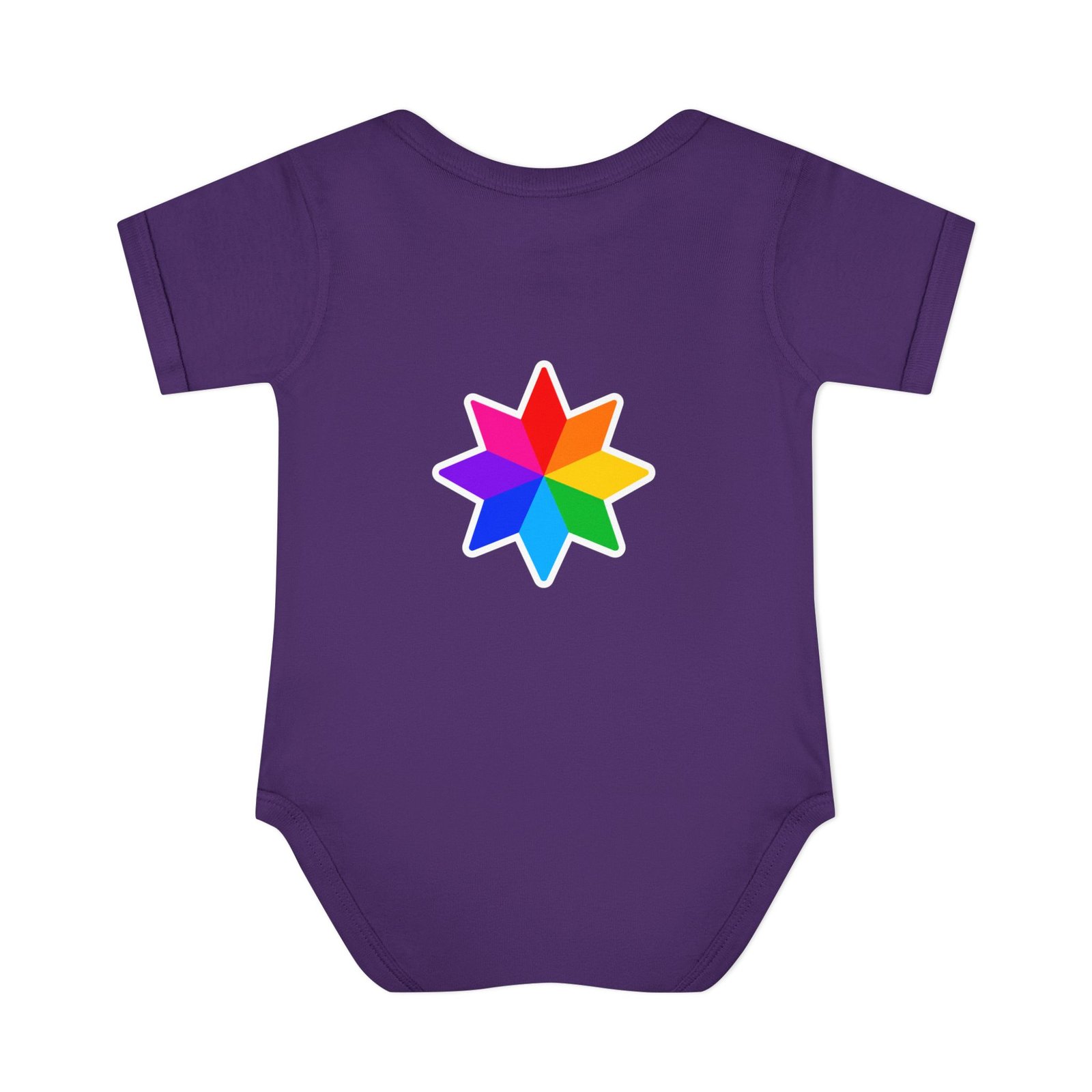 Infant Bodysuit with Rainbow Starburst — Colorful Baby Onesie Hello Childies - Image 24