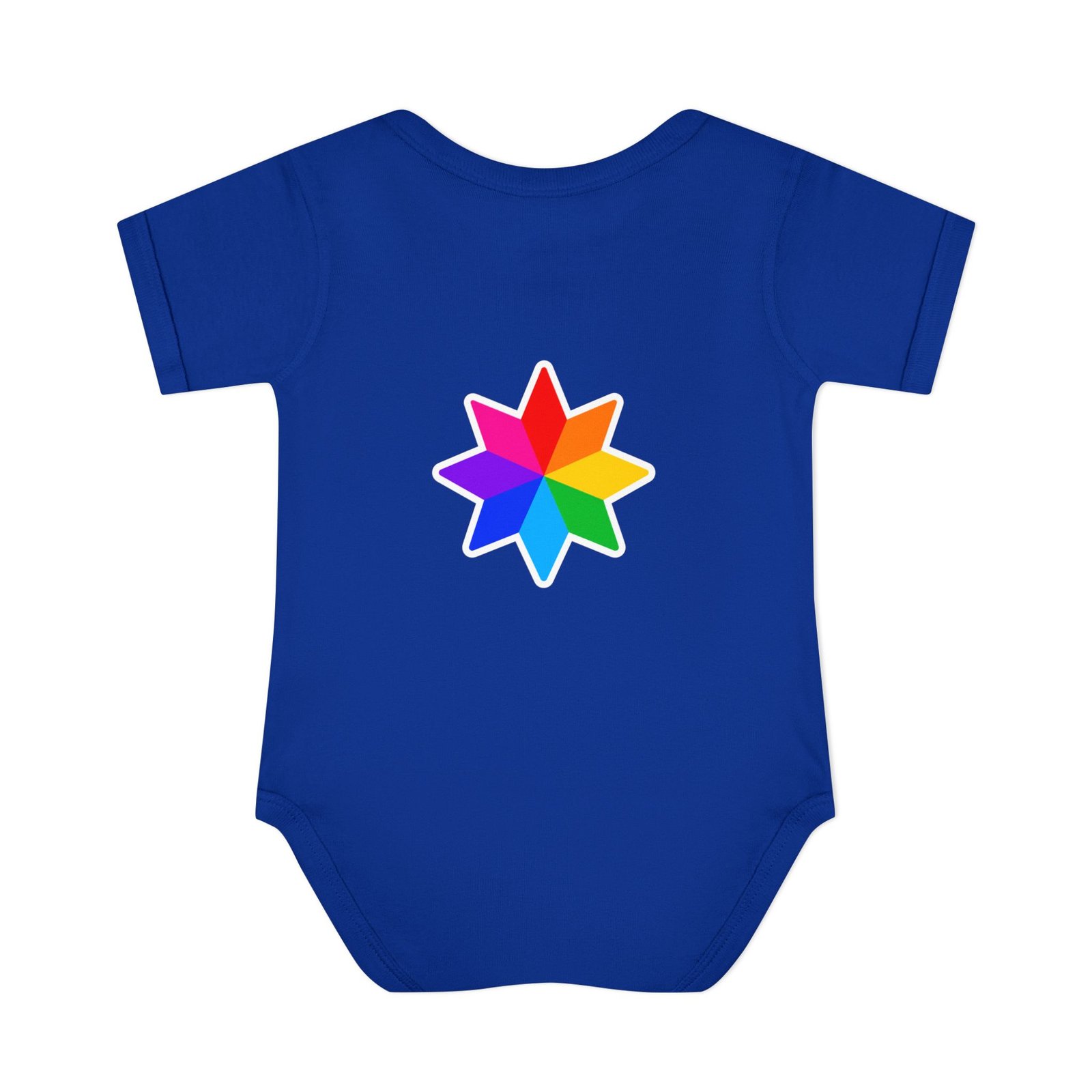 Infant Bodysuit with Rainbow Starburst — Colorful Baby Onesie Hello Childies - Image 18