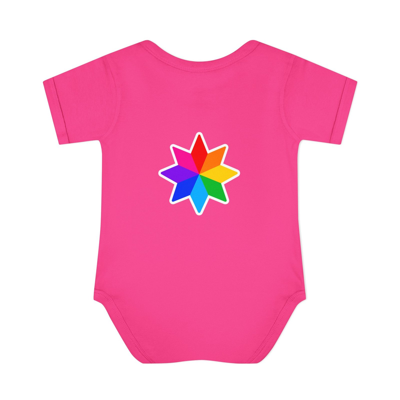 Infant Bodysuit with Rainbow Starburst — Colorful Baby Onesie Hello Childies - Image 28