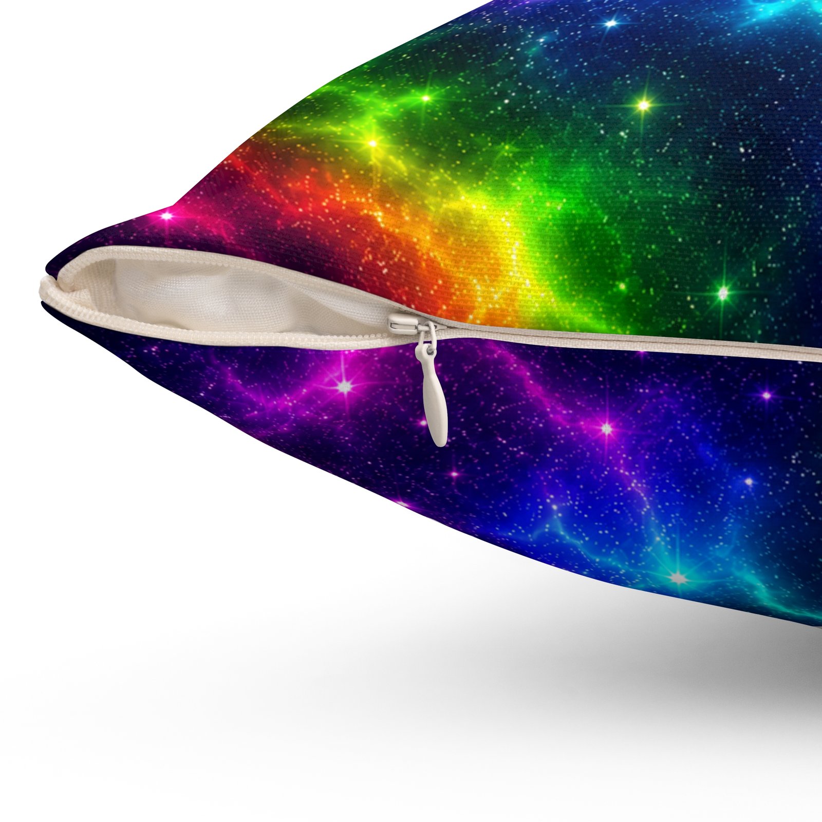 Happy Birthday Galaxy Throw Pillow — Colorful Cosmic Birthday Cushion Hello Childies - Image 9