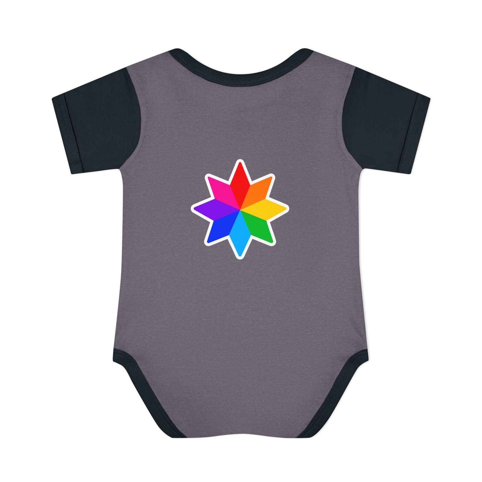 Infant Bodysuit with Rainbow Starburst — Colorful Baby Onesie Hello Childies - Image 22
