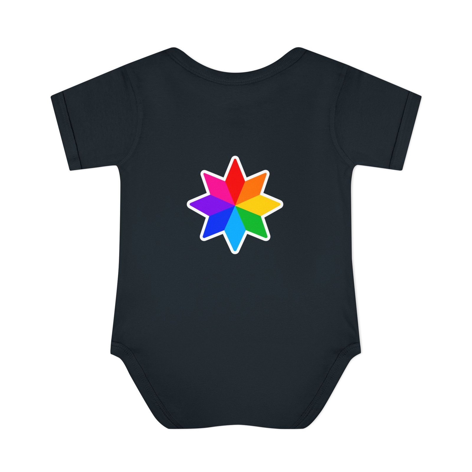 Infant Bodysuit with Rainbow Starburst — Colorful Baby Onesie Hello Childies - Image 20