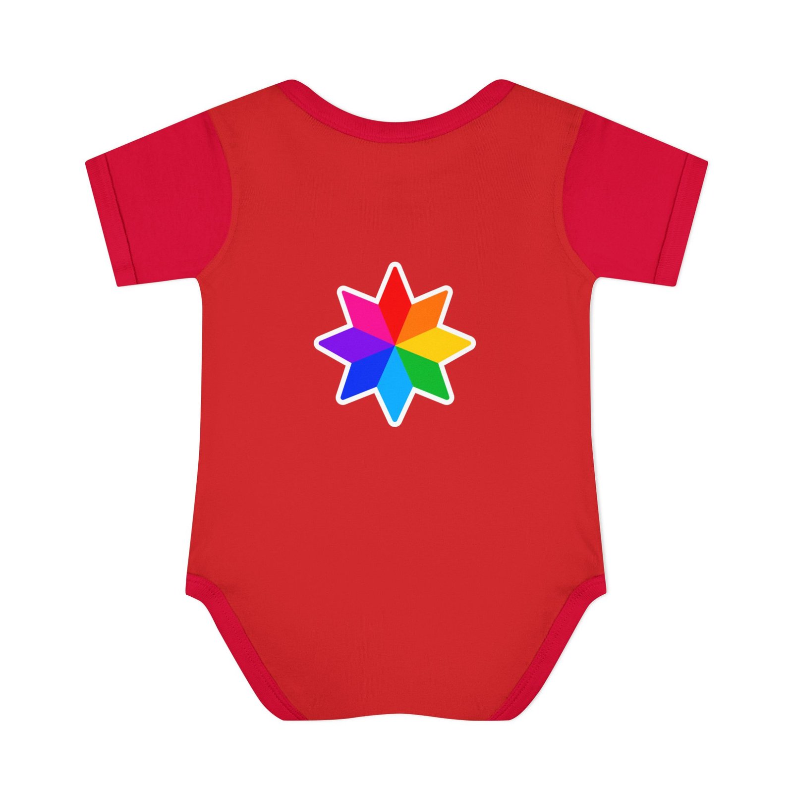 Infant Bodysuit with Rainbow Starburst — Colorful Baby Onesie Hello Childies - Image 30