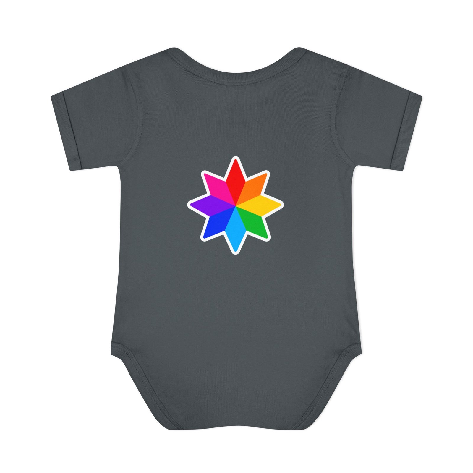 Infant Bodysuit with Rainbow Starburst — Colorful Baby Onesie Hello Childies - Image 16