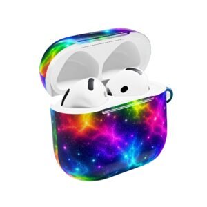 Galaxy Nebula AirPod Case — Rainbow Space Protective Cover for AirPods Hello Childies