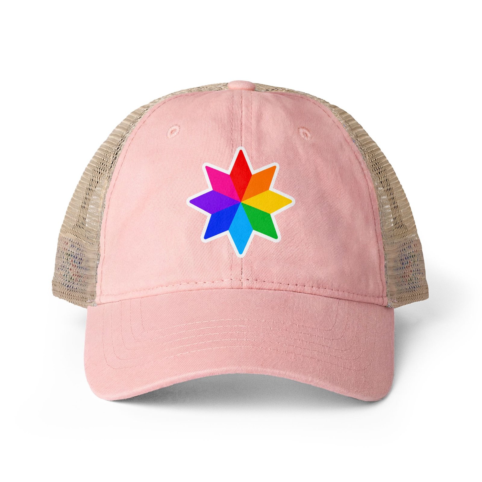 Women's Washed Mesh-Back Cap Hello Childies - Image 7
