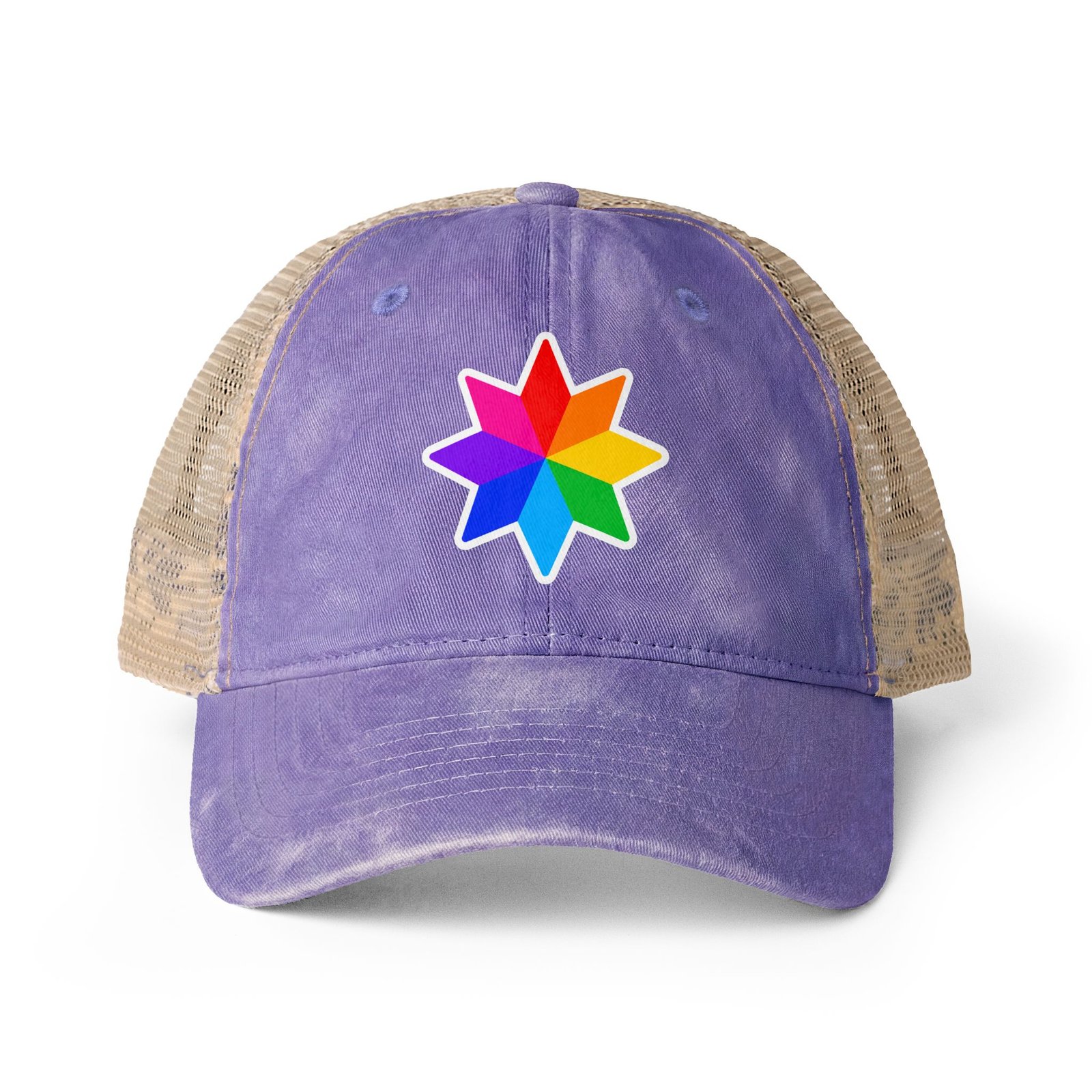 Women's Washed Mesh-Back Cap Hello Childies - Image 29