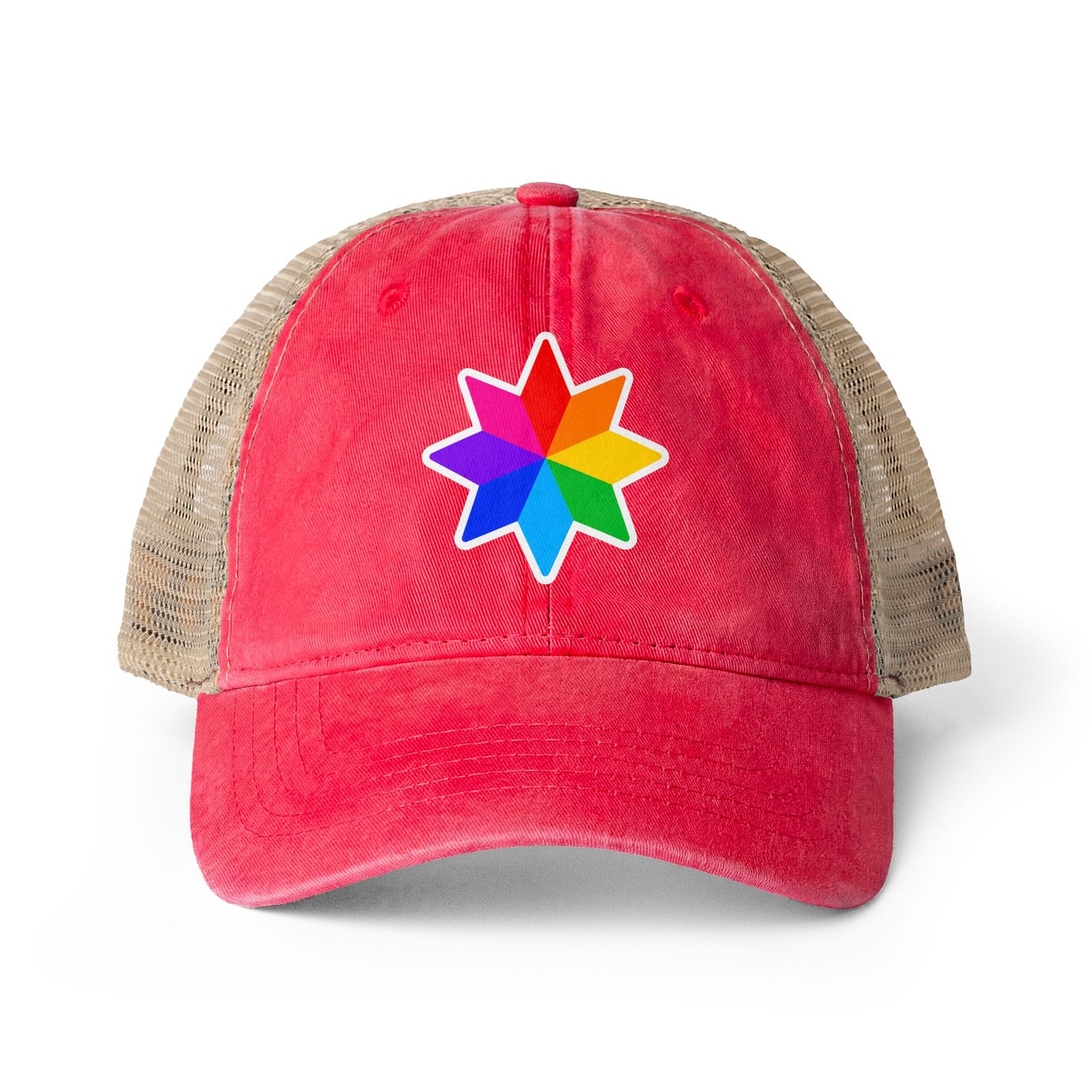 Women's Washed Mesh-Back Cap Hello Childies - Image 19