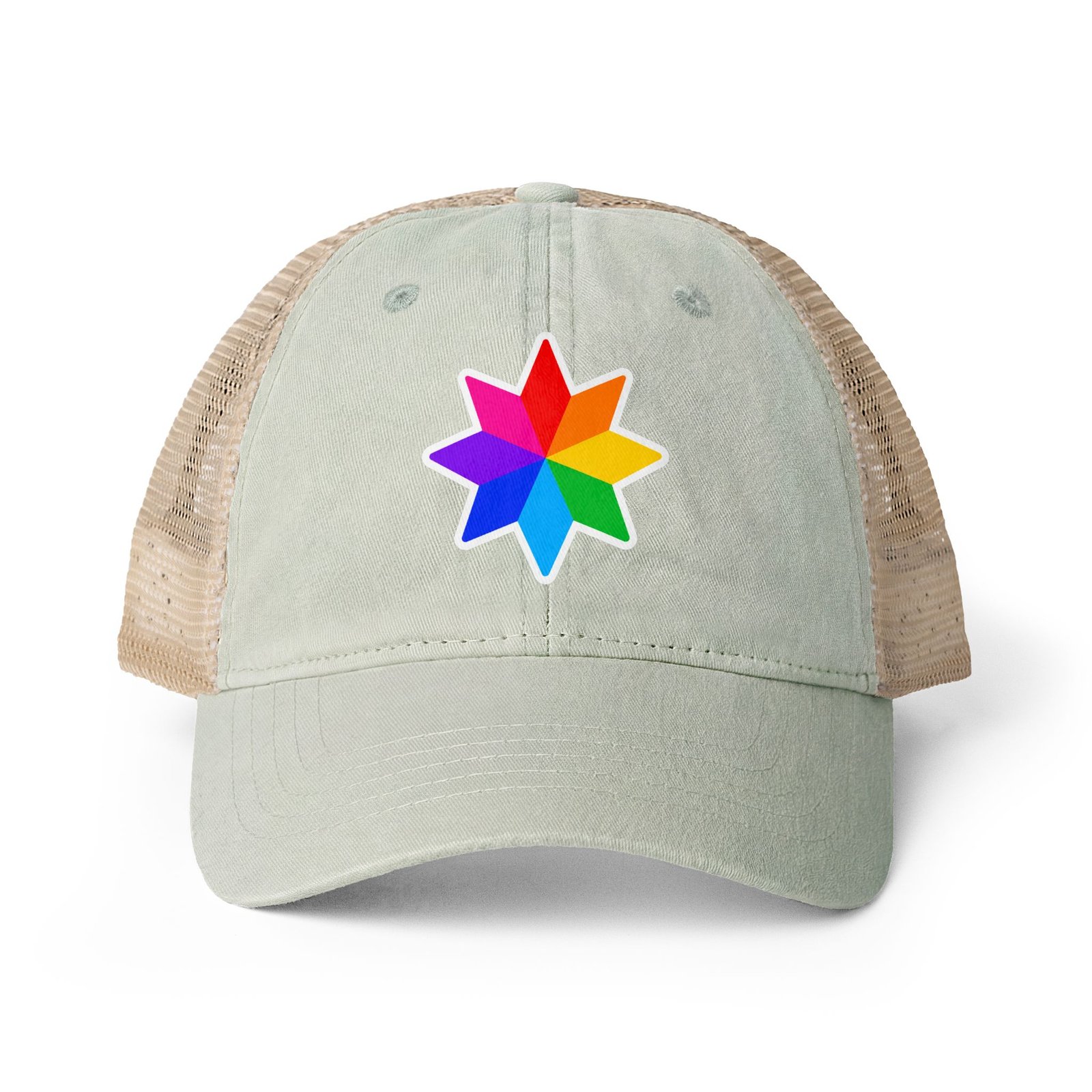 Women's Washed Mesh-Back Cap Hello Childies - Image 23