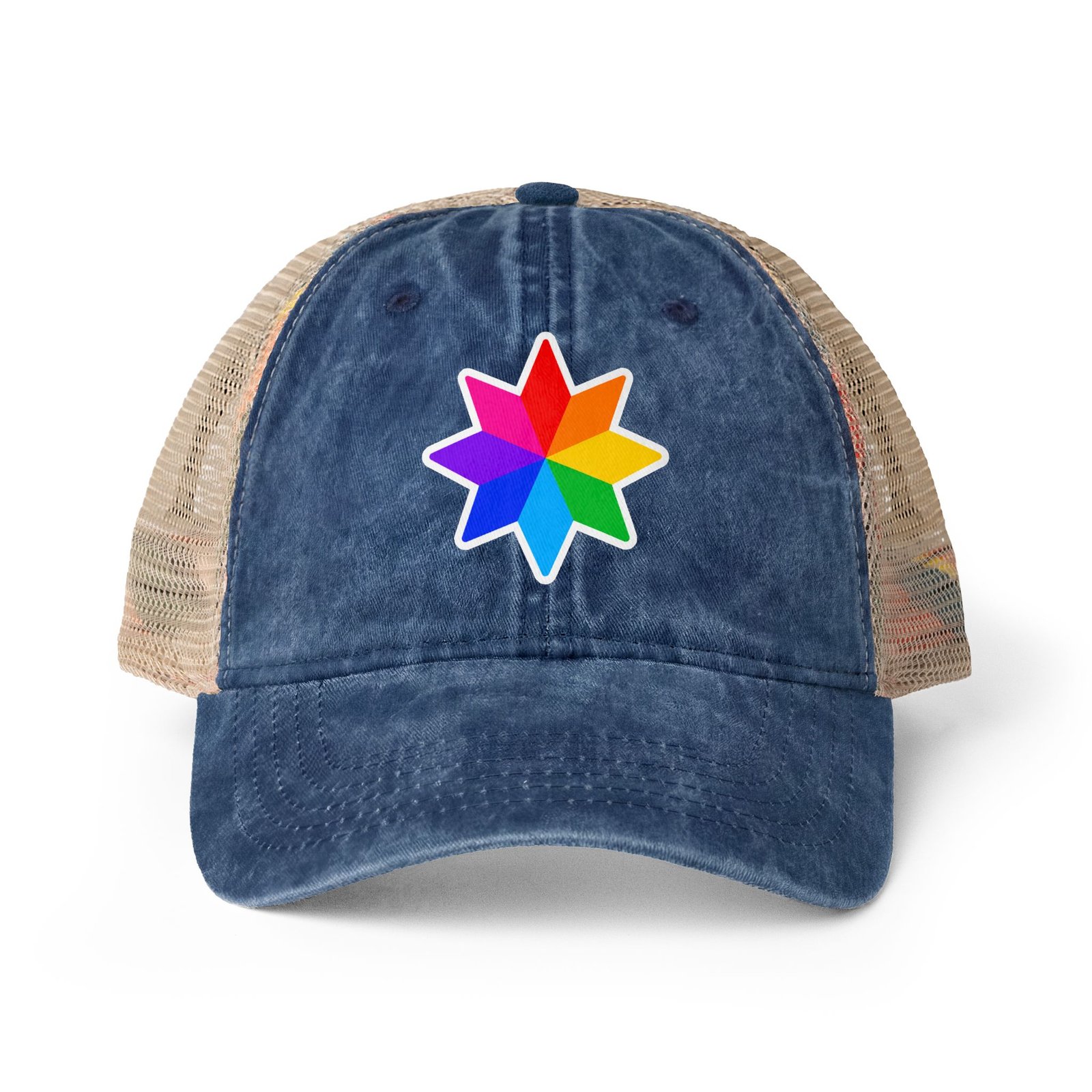 Women's Washed Mesh-Back Cap Hello Childies - Image 15