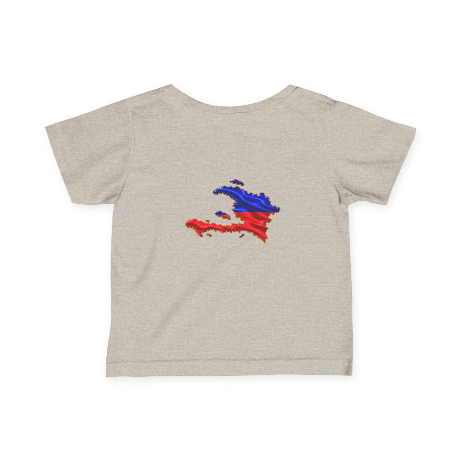 Haiti Flag Map Infant Tee — Baby Jersey T‑Shirt with Red & Blue Haiti Map Design CHILDIES - HELLO CHILDIES - Image 5