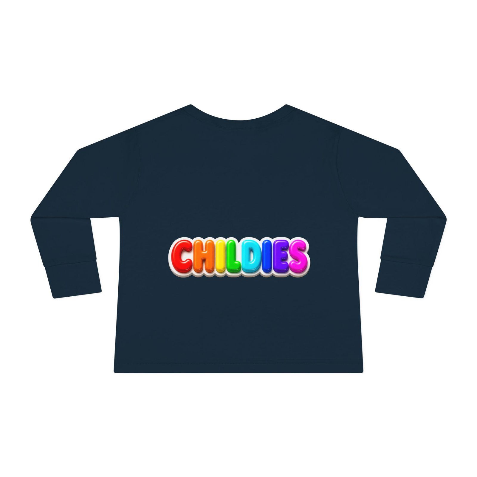 Rainbow Star Toddler Long Sleeve Tee — "CHILDIES" Colorful Kids Shirt CHILDIES – HELLO CHILDIES - Image 17