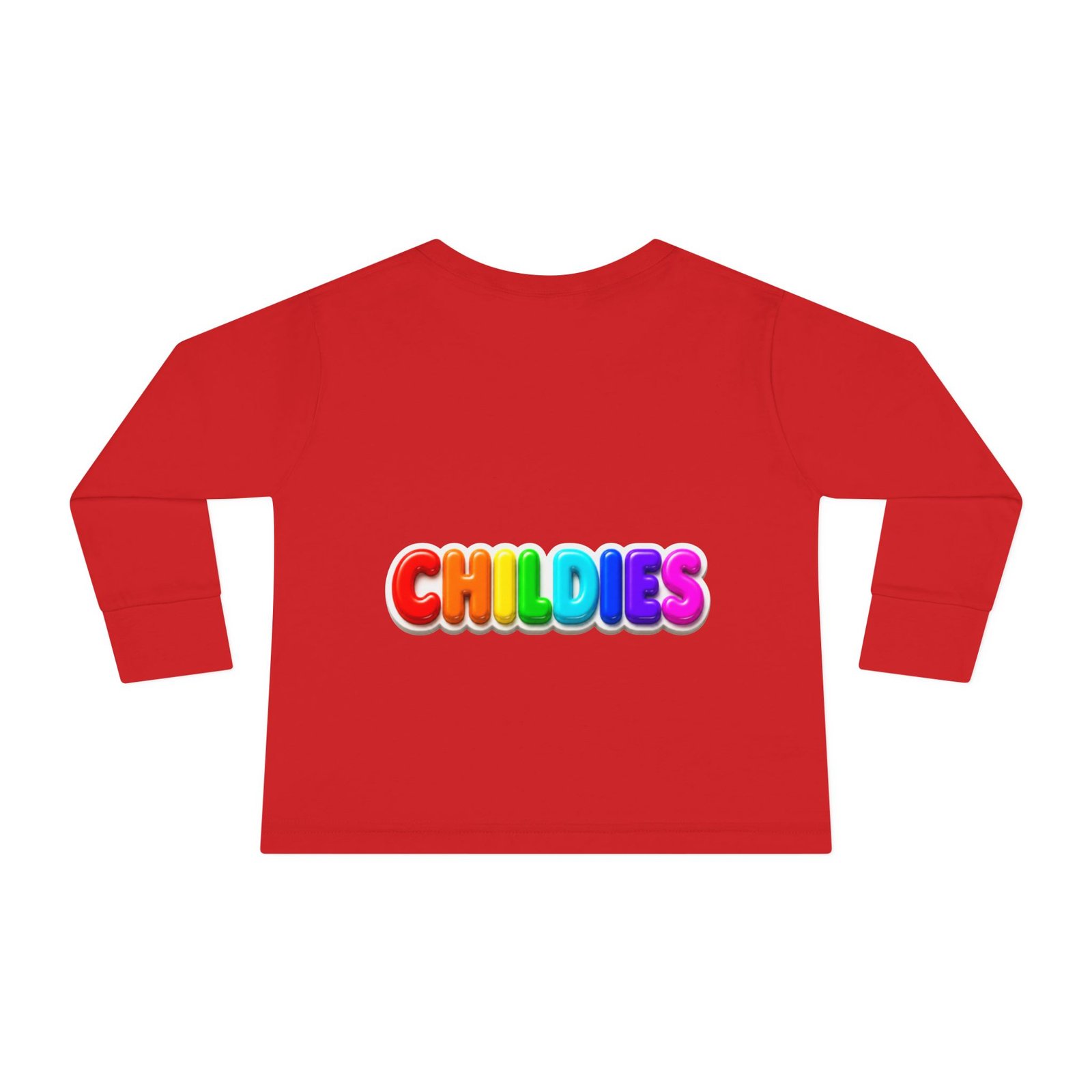 Rainbow Star Toddler Long Sleeve Tee — "CHILDIES" Colorful Kids Shirt CHILDIES – HELLO CHILDIES - Image 23