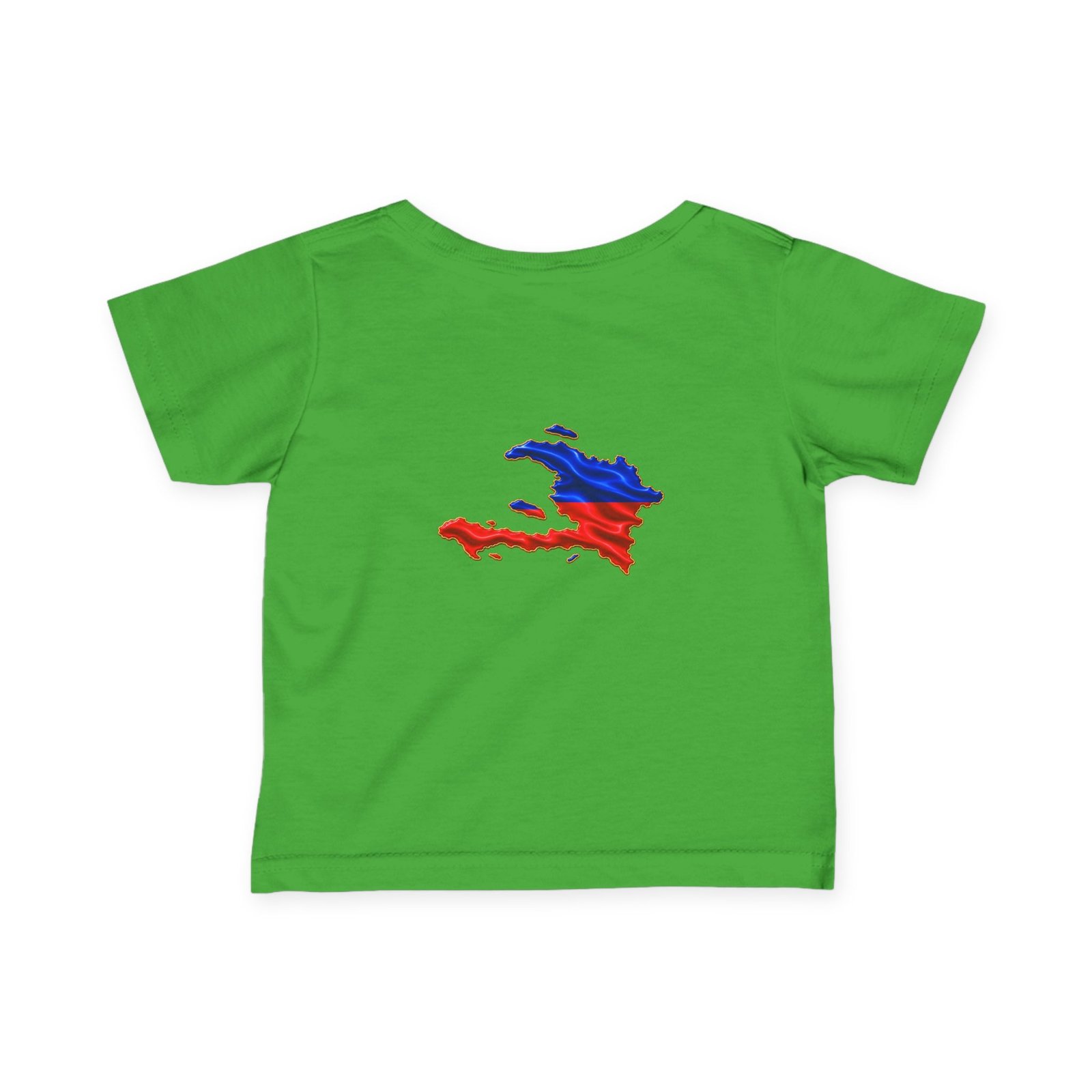 Haiti Flag Map Infant Tee — Baby Jersey T‑Shirt with Red & Blue Haiti Map Design CHILDIES - HELLO CHILDIES - Image 11