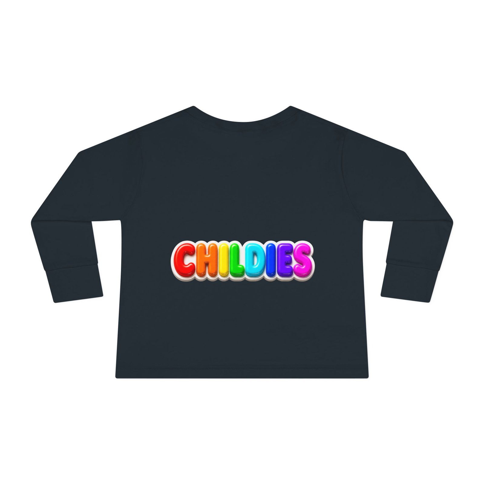 Rainbow Star Toddler Long Sleeve Tee — "CHILDIES" Colorful Kids Shirt CHILDIES – HELLO CHILDIES - Image 14